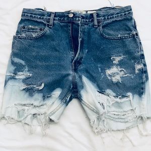 Gap destroyed high waisted shorts